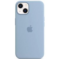 Накладка Silicone Case для iPhone 13 mini (Blue Fog)